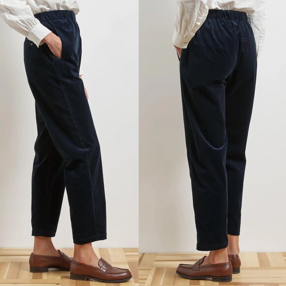 AIMÉ London Navy Abel Corduroy Trouser Straight Pants Size 40 - 26619 - Picture 1 of 13